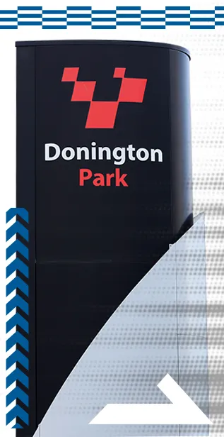 Donington Park Entrance Signage