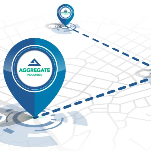 Aggregate Industries Location Finder map