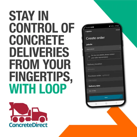 LOOP Concrete Direct stay in control of your concrete deliveries