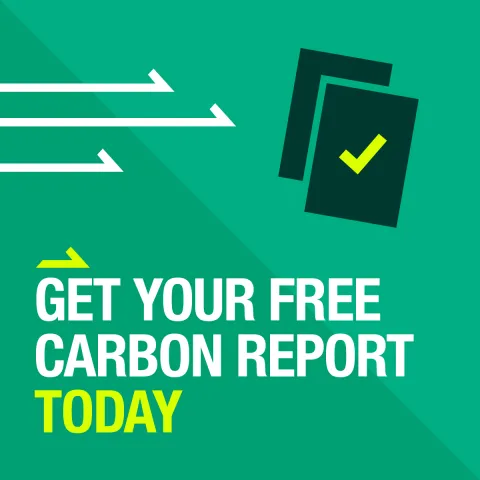 Get your free carbon report today icon