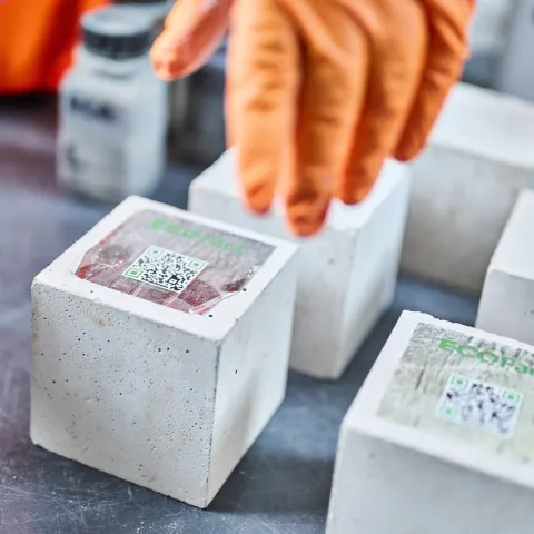 Concrete Cube Tests at Cement Laboratory