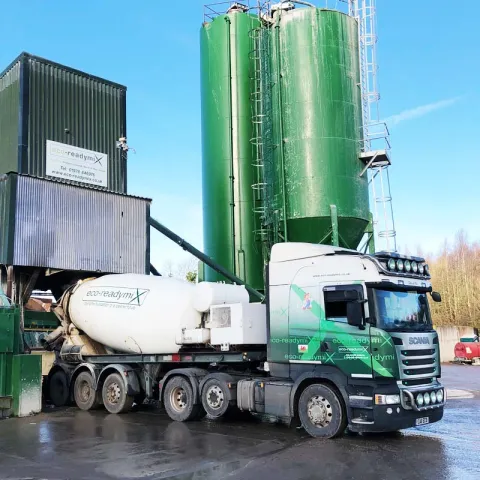 Eco Readymix Ltd site in Wrexham. The company has been acquired by Aggregate Industries.